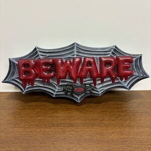Halloween Beware Door Bell Hanging Decor 2008 Take One